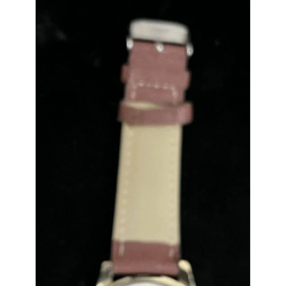 Jessica Carlyle Mandala Rhinestone Watch Brown Leather New Battery